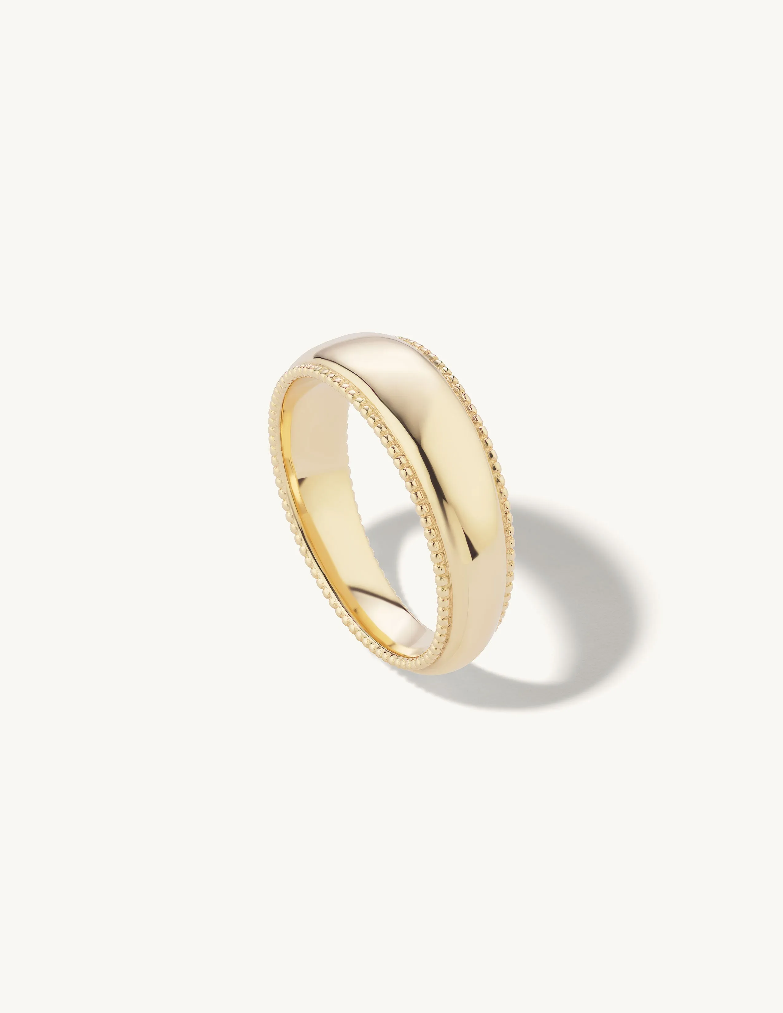 Wide Band with Milgrain Size 6 - In Stock sold by Sophie Ratner