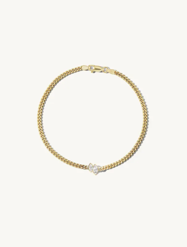 Duet Marquise Bracelet - In Stock sold by Sophie Ratner