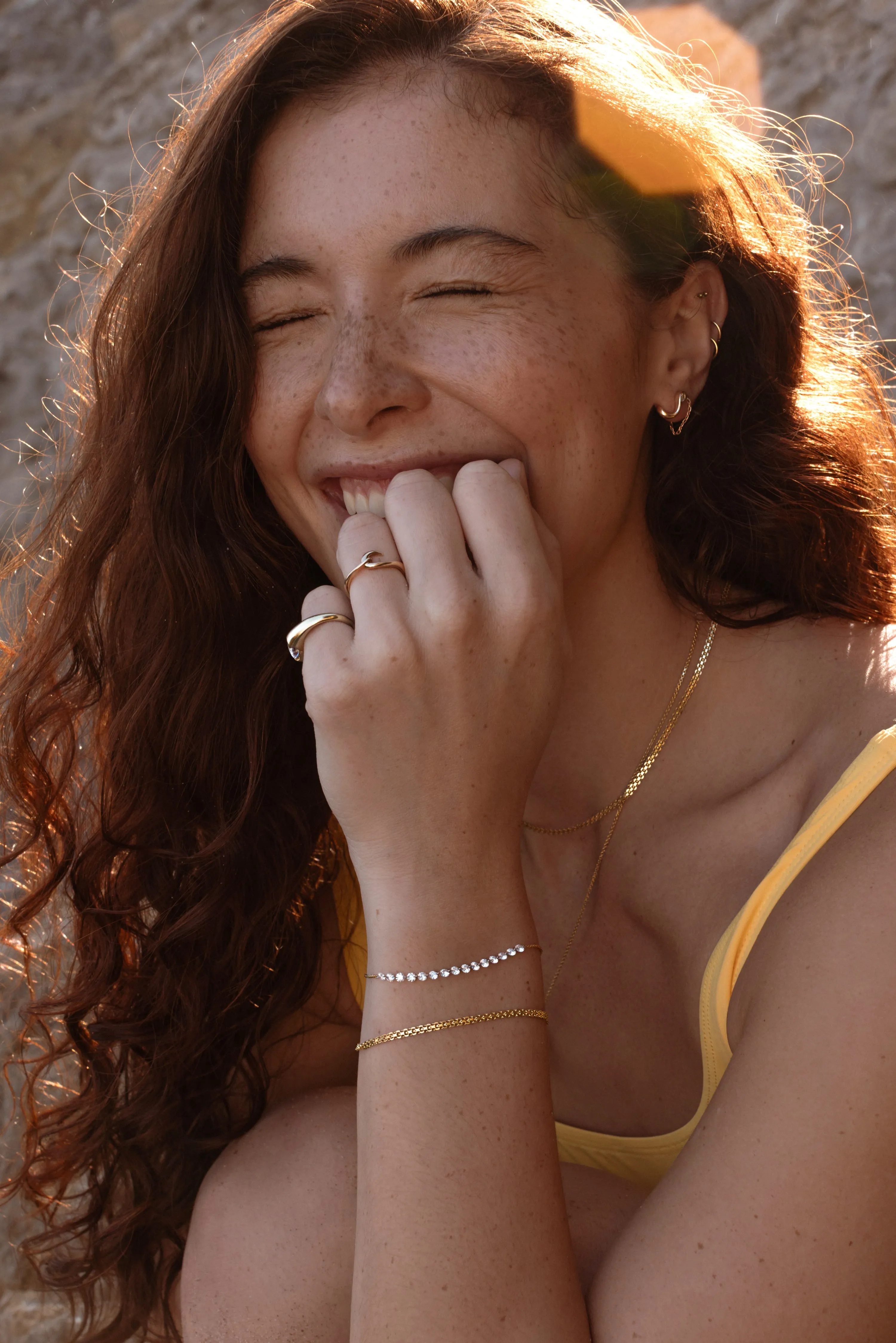 Woven Chain Necklace - In Stock sold by Sophie Ratner product image thumbnail 4