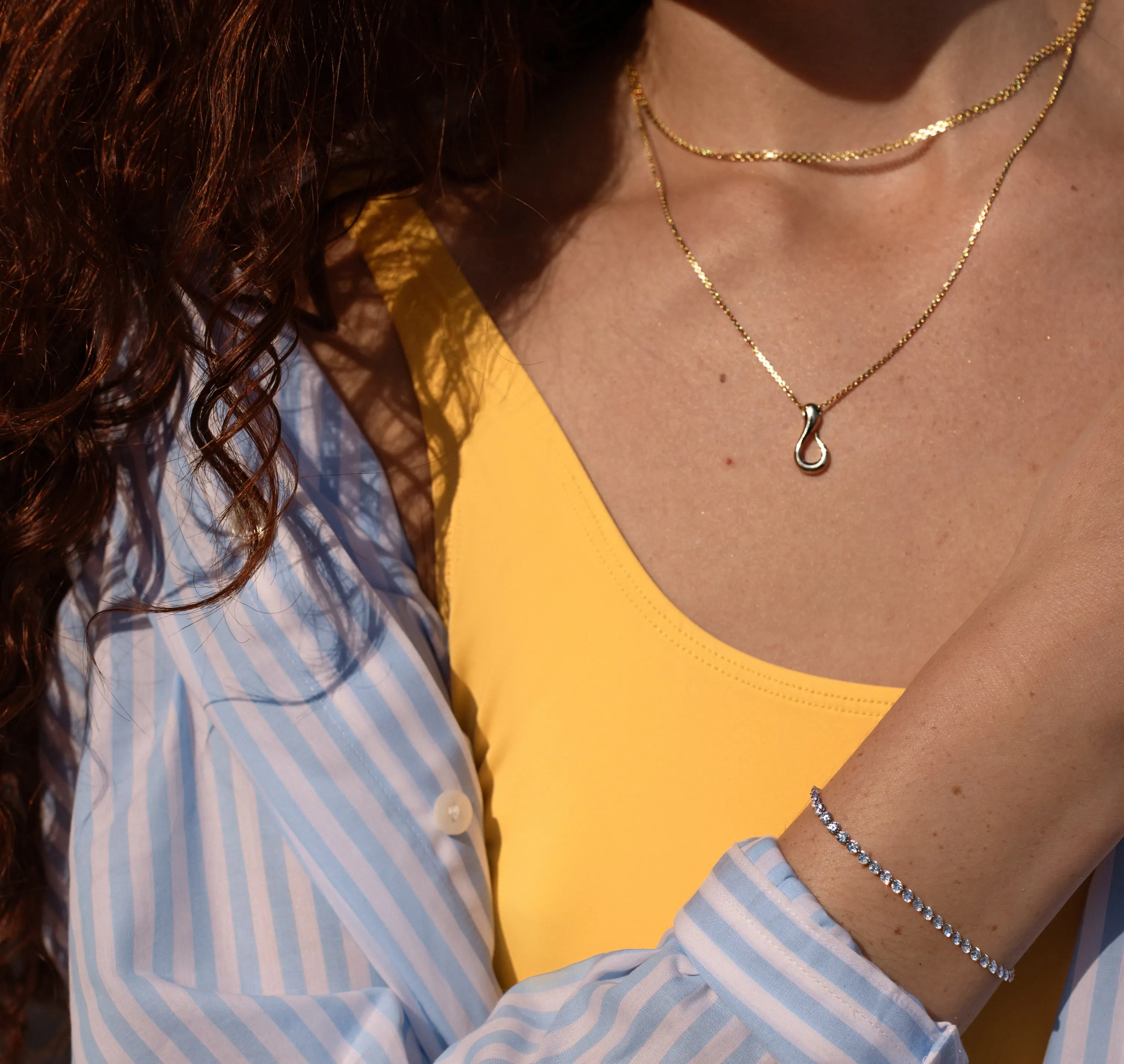 Woven Chain Necklace - In Stock sold by Sophie Ratner product image thumbnail 3