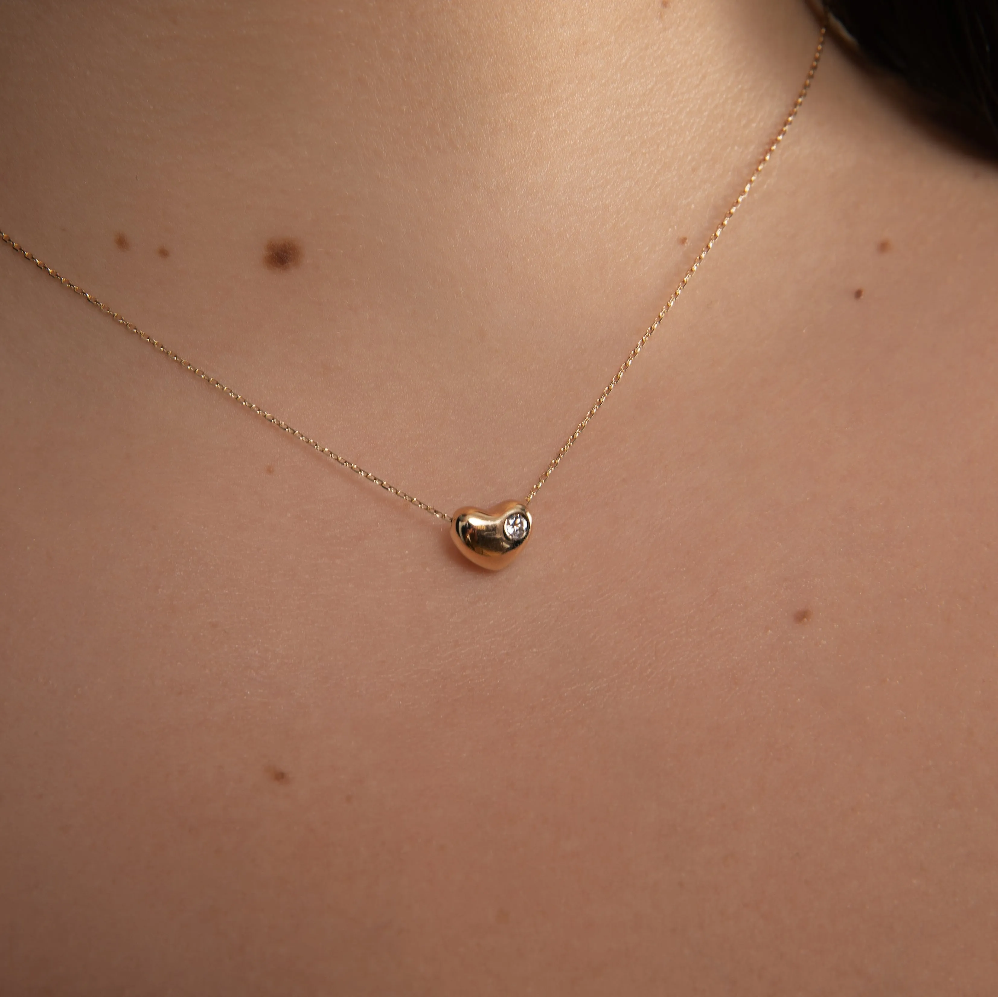 Heart Pebble Pendant - In Stock sold by Sophie Ratner product image thumbnail 4