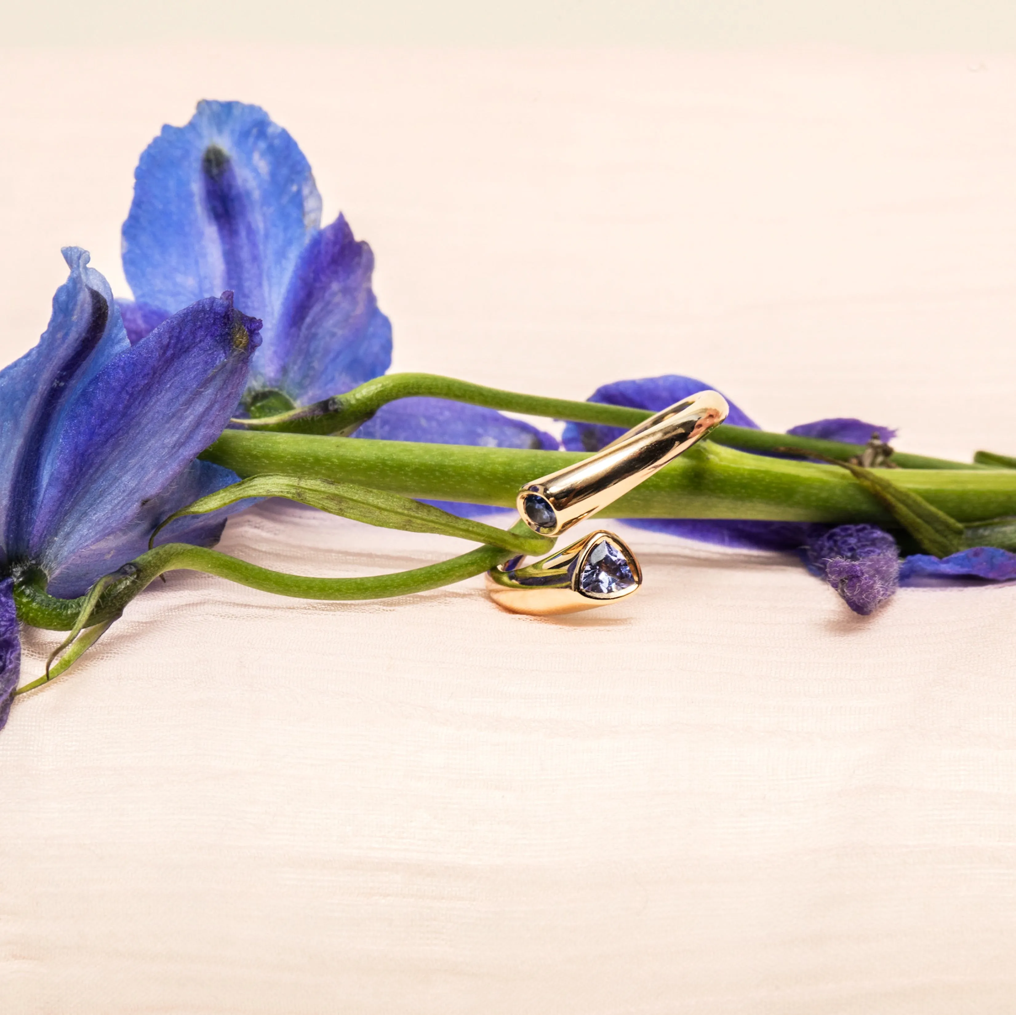 Blue Sapphire Wrapping Band sold by Sophie Ratner product image thumbnail 5