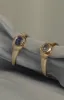 Blue Sapphire Venus Pinky Ring sold by Sophie Ratner