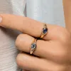 Blue Sapphire Venus Pinky Ring sold by Sophie Ratner