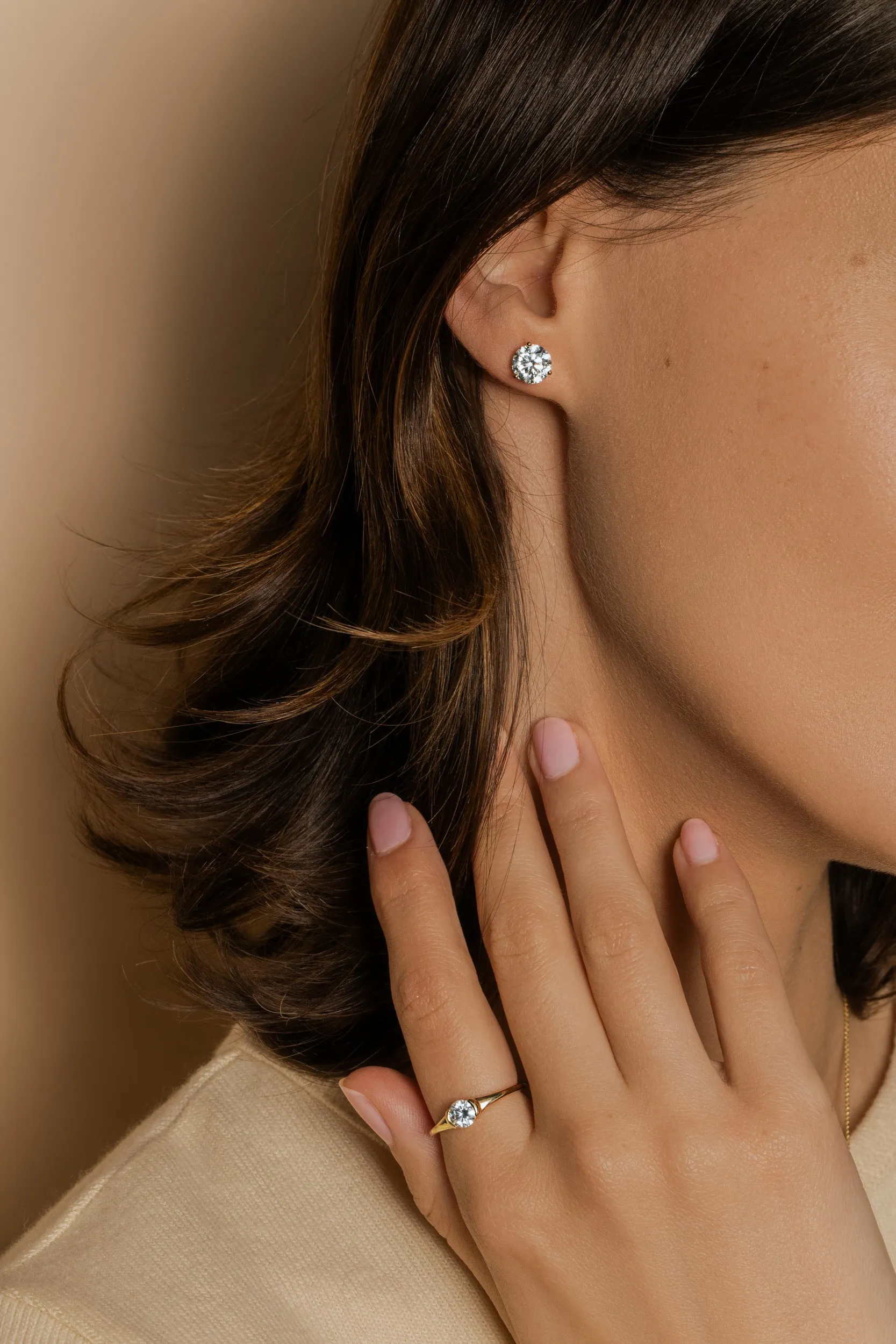 Medium Fluted Stud sold by Sophie Ratner product image thumbnail 5