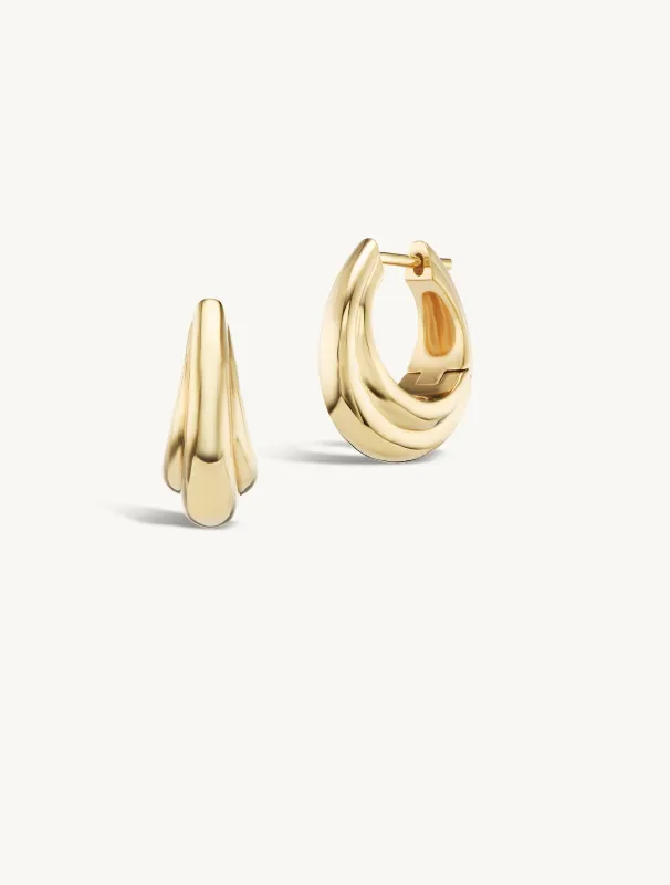 14mm Cloud Hoops sold by Sophie Ratner