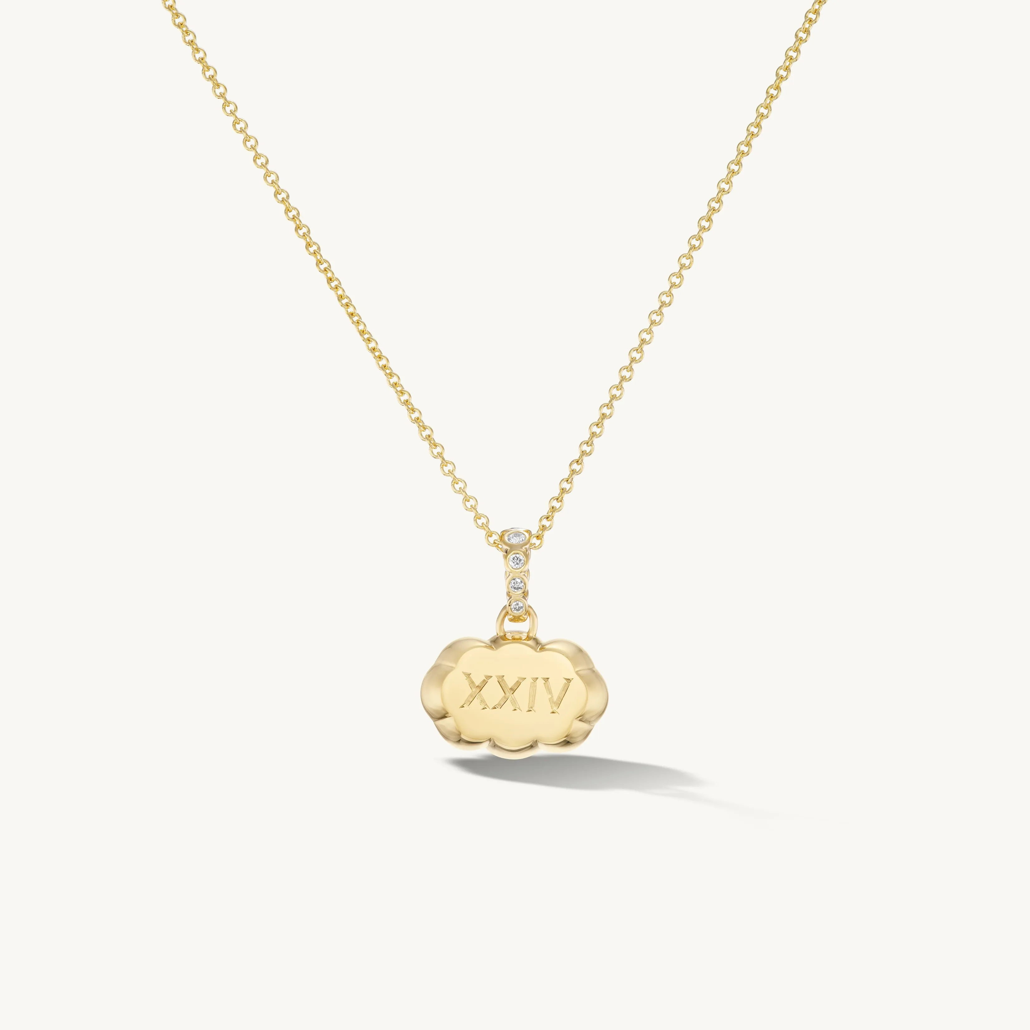 Cloud Pendant Necklace sold by Sophie Ratner product image thumbnail 3