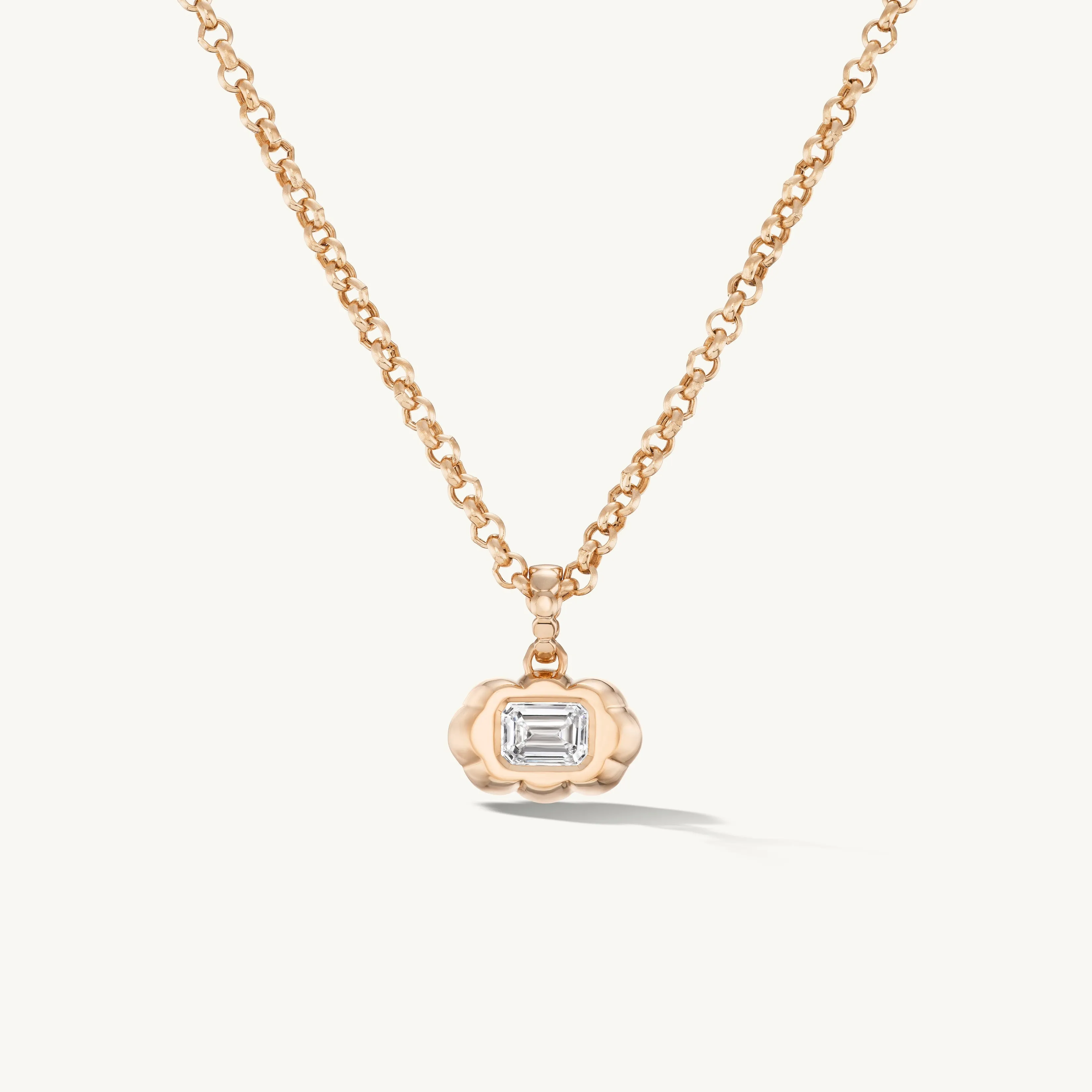 Cloud Diamond Pendant Necklace sold by Sophie Ratner product image thumbnail 5