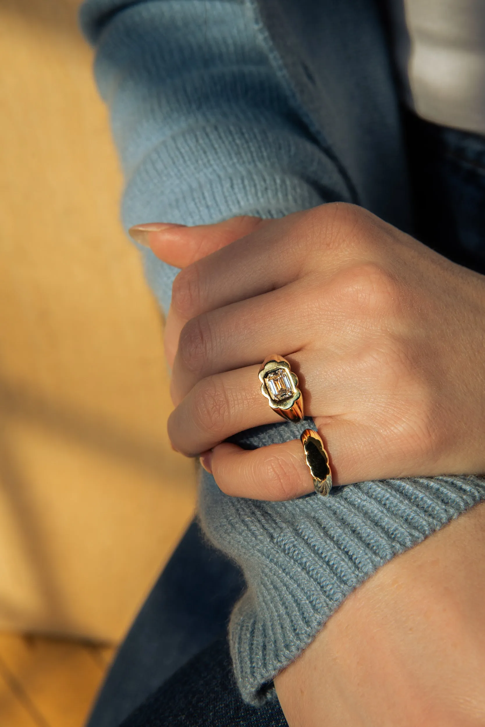 Cloud Pinky Ring sold by Sophie Ratner product image thumbnail 4
