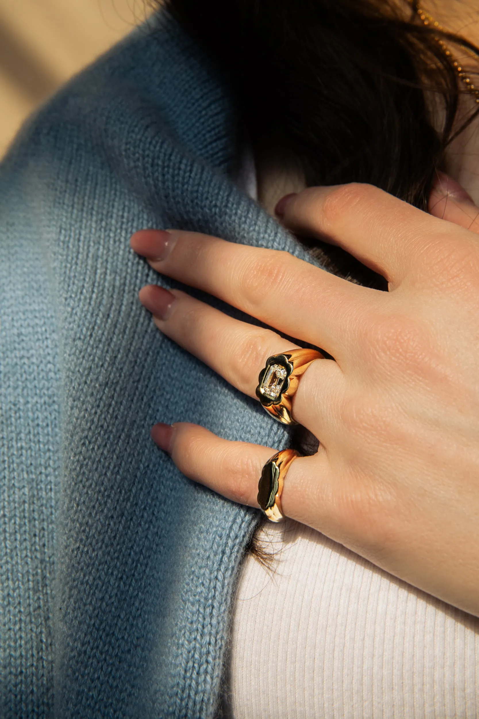 Cloud Pinky Ring sold by Sophie Ratner product image thumbnail 3