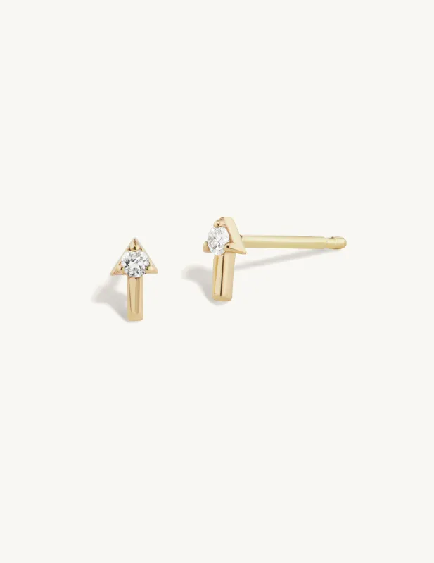 Diamond Arrow Studs - In Stock sold by Sophie Ratner