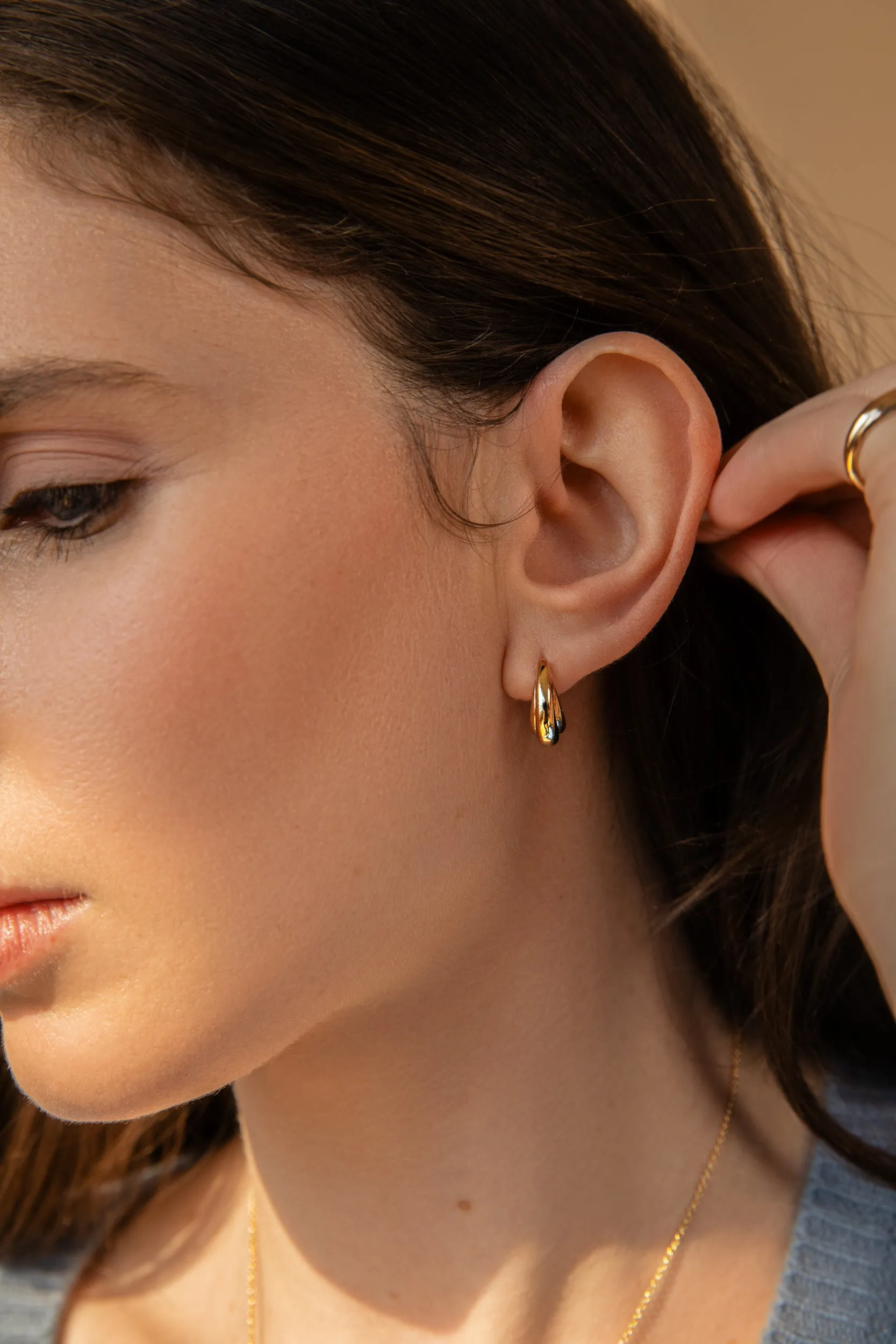 14mm Cloud Hoops - In Stock sold by Sophie Ratner product image thumbnail 2