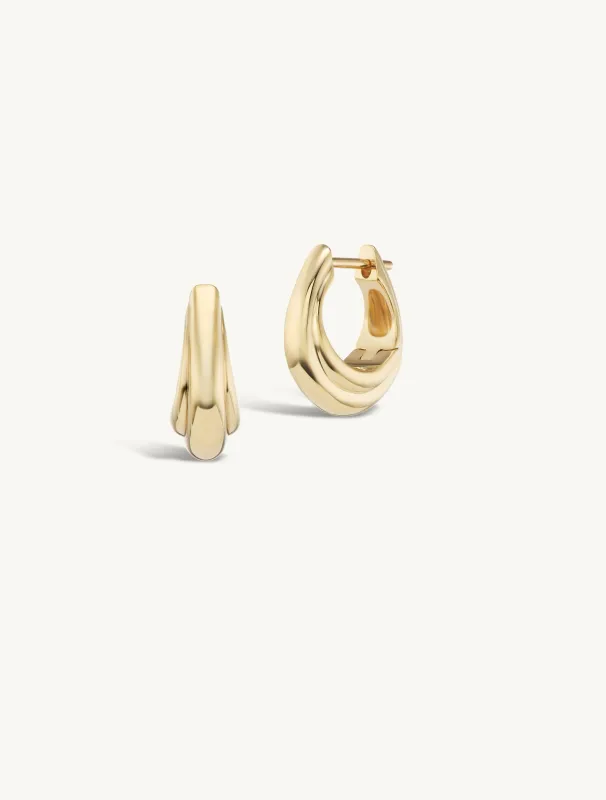 11mm Cloud Hoops - In Stock sold by Sophie Ratner