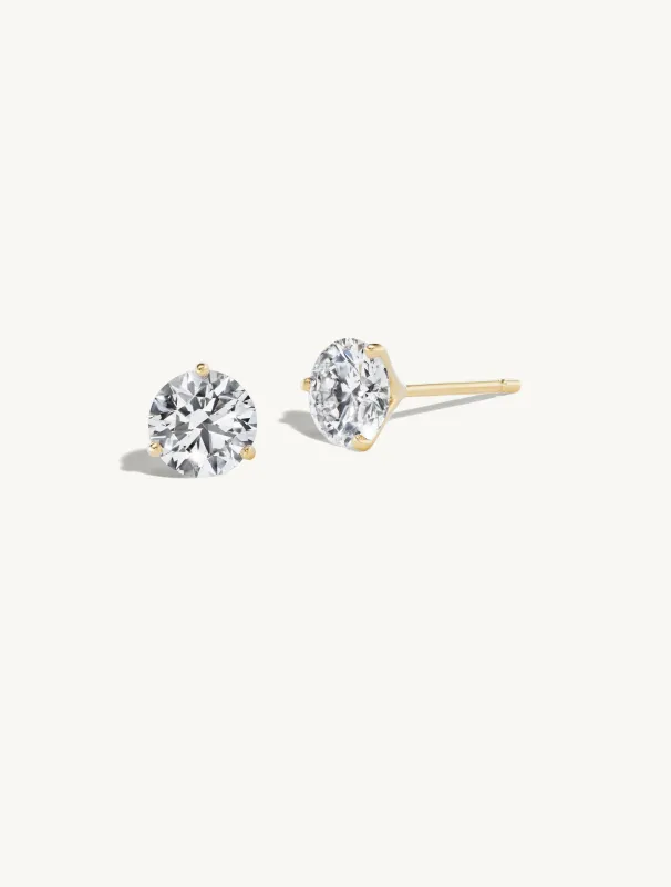 Small Fluted Stud - In Stock sold by Sophie Ratner