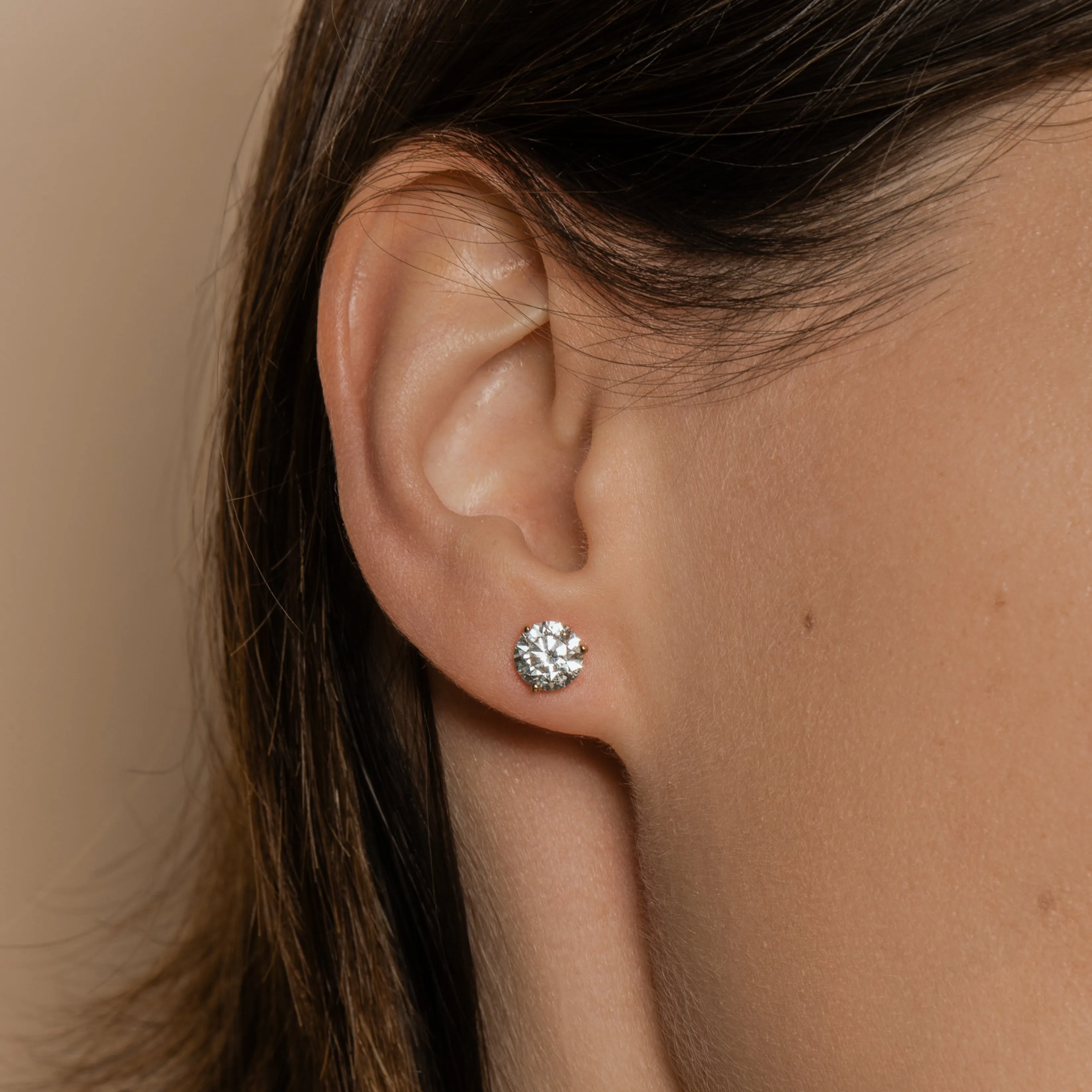 Small Fluted Stud - In Stock sold by Sophie Ratner product image thumbnail 2