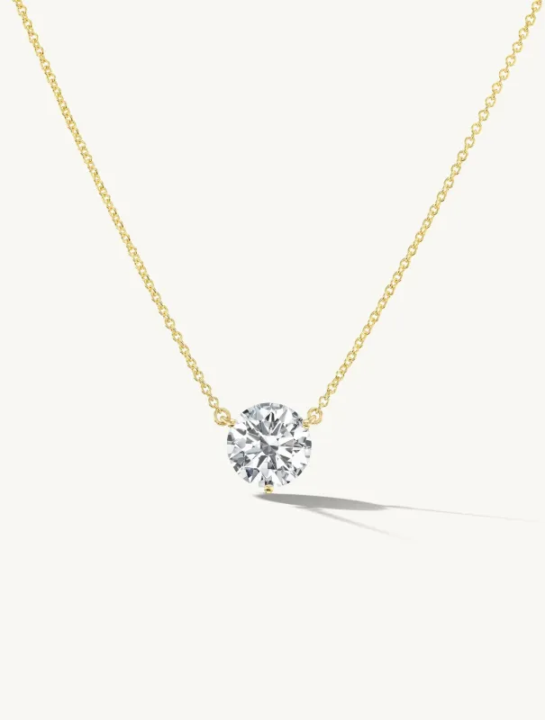 Fluted Diamond Necklace - In Stock sold by Sophie Ratner