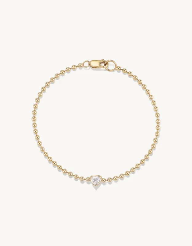 Beaded Trillion Bracelet - In Stock sold by Sophie Ratner