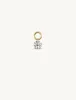 Sunrise Pave Hoop + Free Mini Round Diamond Charms sold by Sophie Ratner