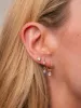 8mm Gold Huggies + Free Mini Round Diamond Charms sold by Sophie Ratner