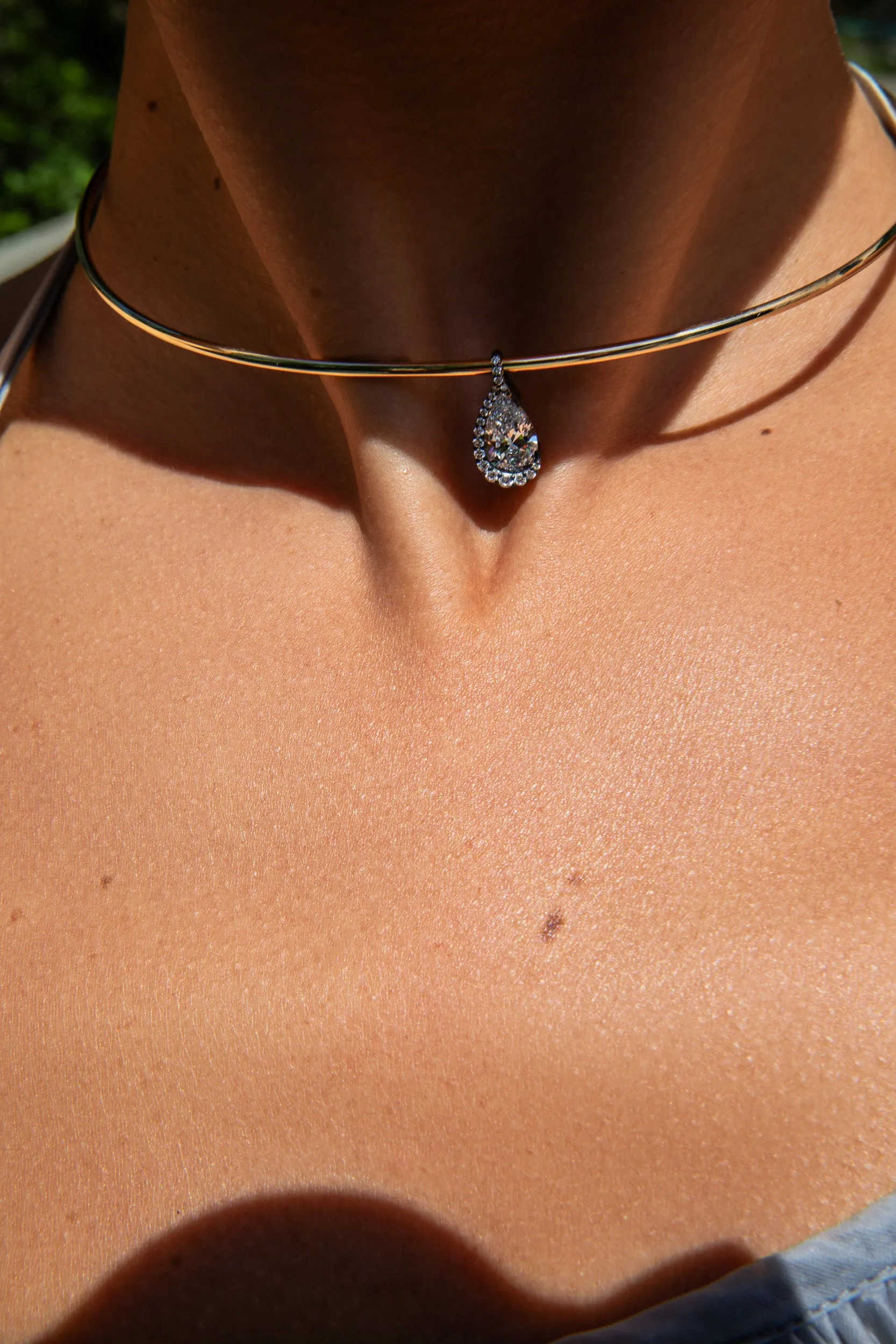 Gold Wire Choker sold by Sophie Ratner product image thumbnail 4