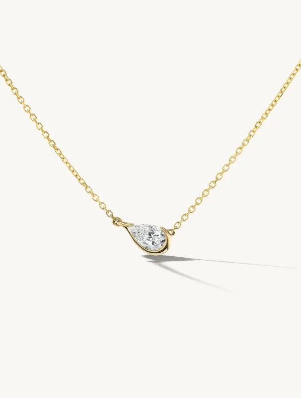 East West Droplet Necklace sold by Sophie Ratner
