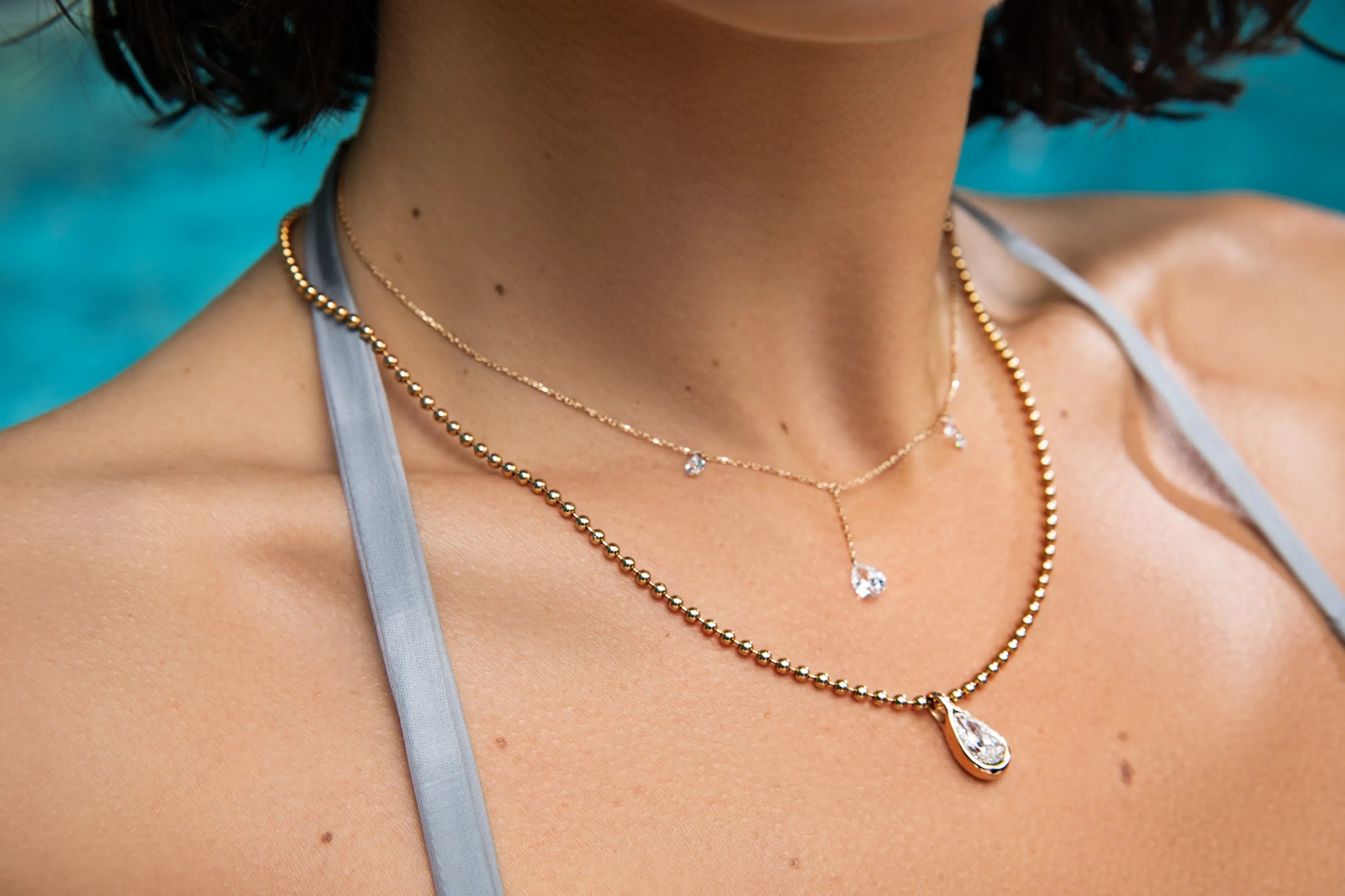 Droplet Pendant Necklace sold by Sophie Ratner product image thumbnail 2