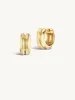 Gold Double Knife Edge Hoop sold by Sophie Ratner
