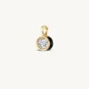 SRJ x ZM Oval Diamond and Enamel Pendant + Free Chain Necklace sold by Sophie Ratner