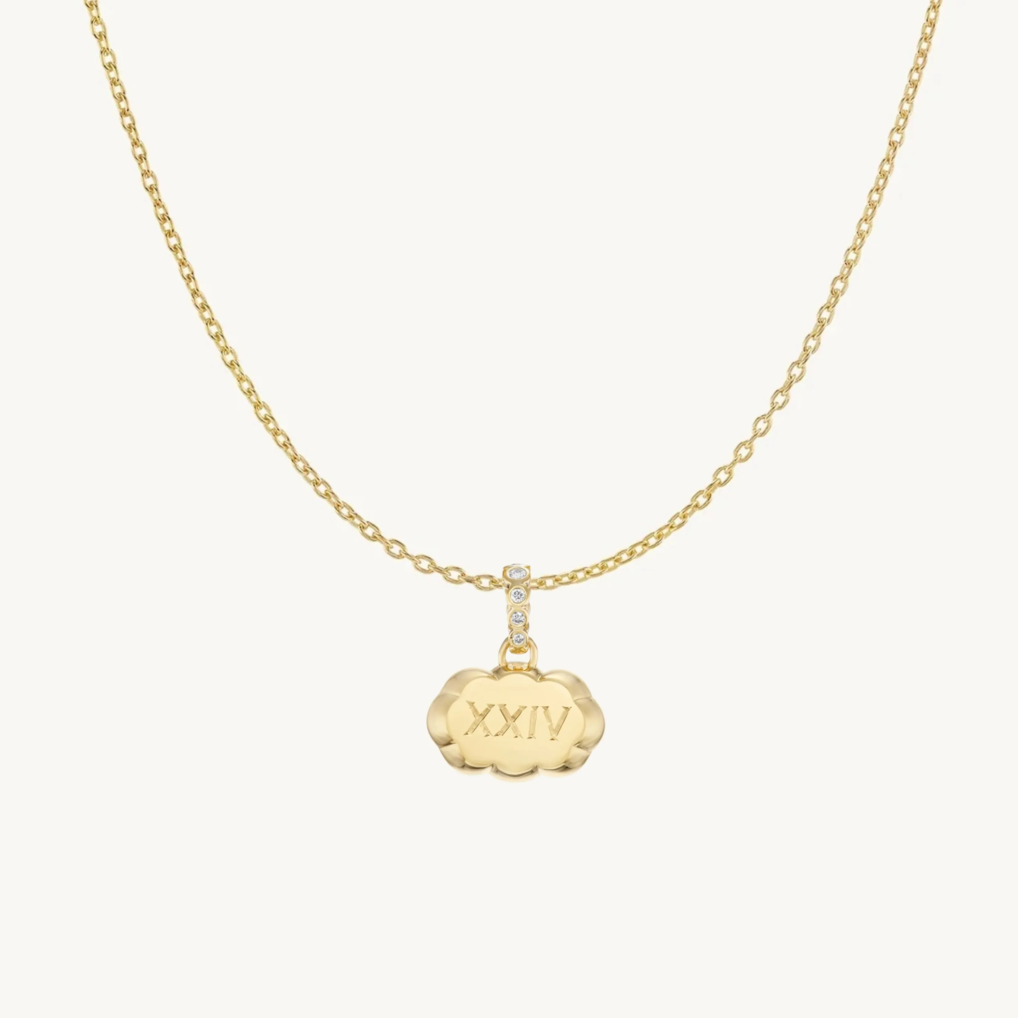 Cloud Pendant + Free Chain Necklace sold by Sophie Ratner product image thumbnail 2