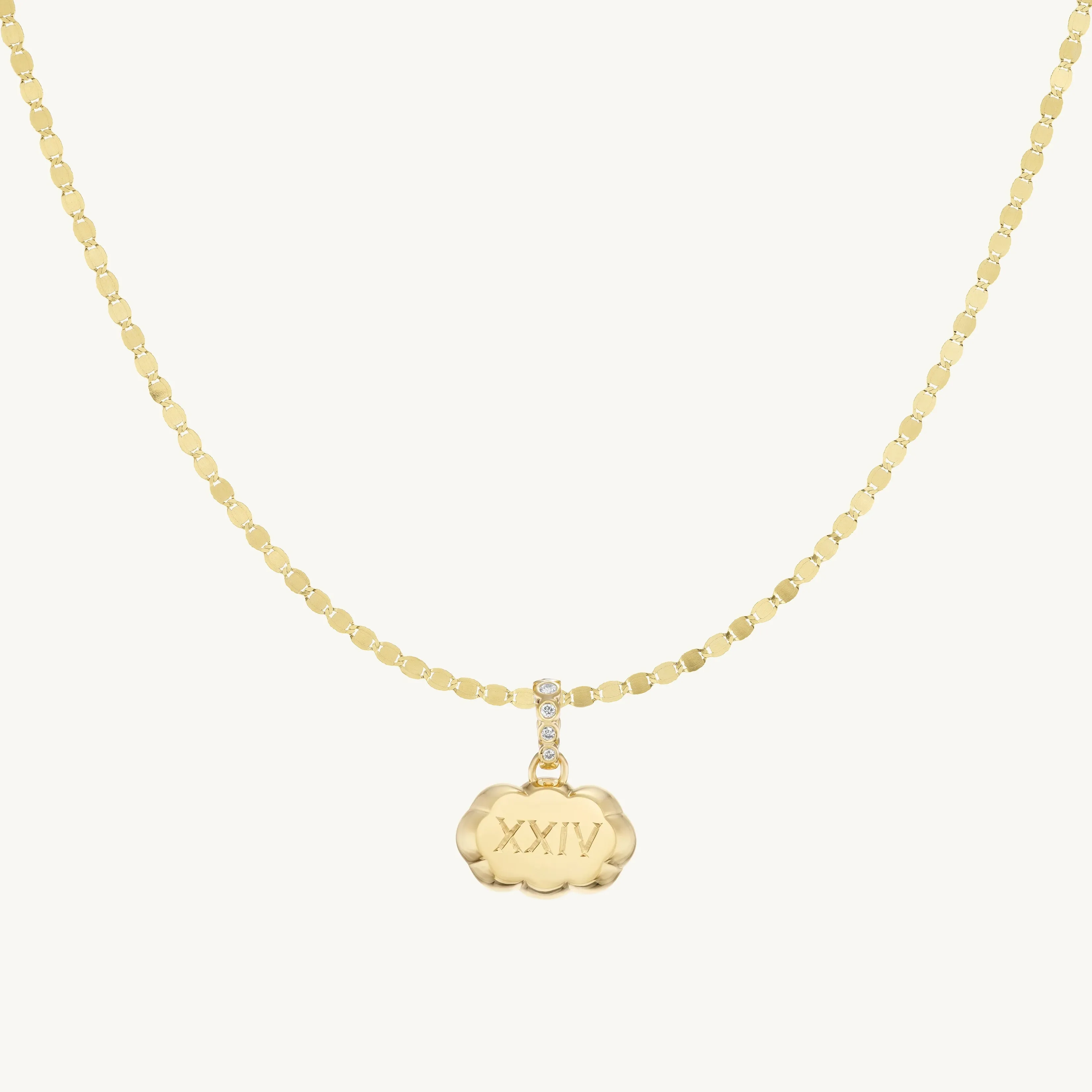 Cloud Pendant + Free Chain Necklace sold by Sophie Ratner product image thumbnail 4