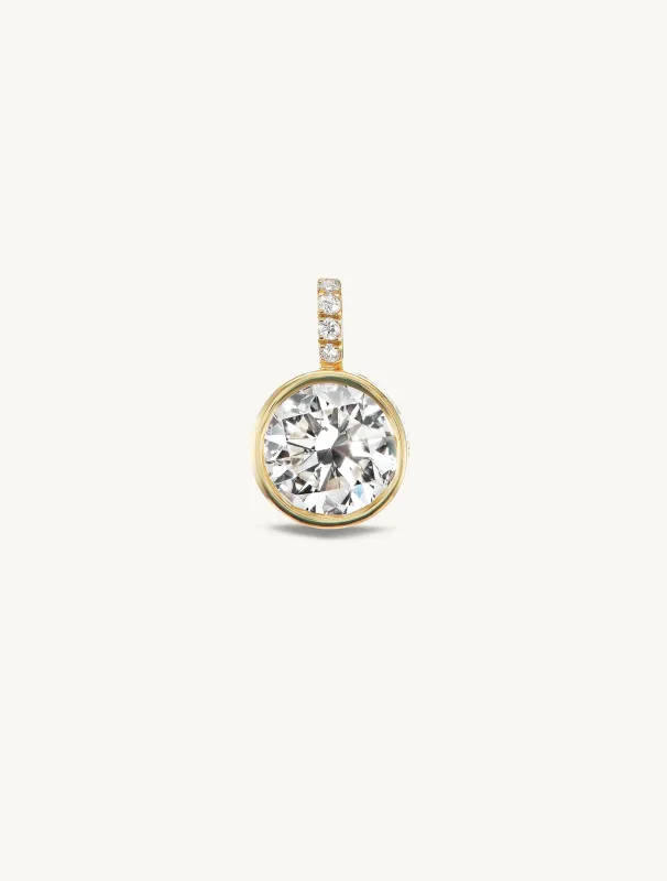Round Pendant + Free Chain Necklace sold by Sophie Ratner