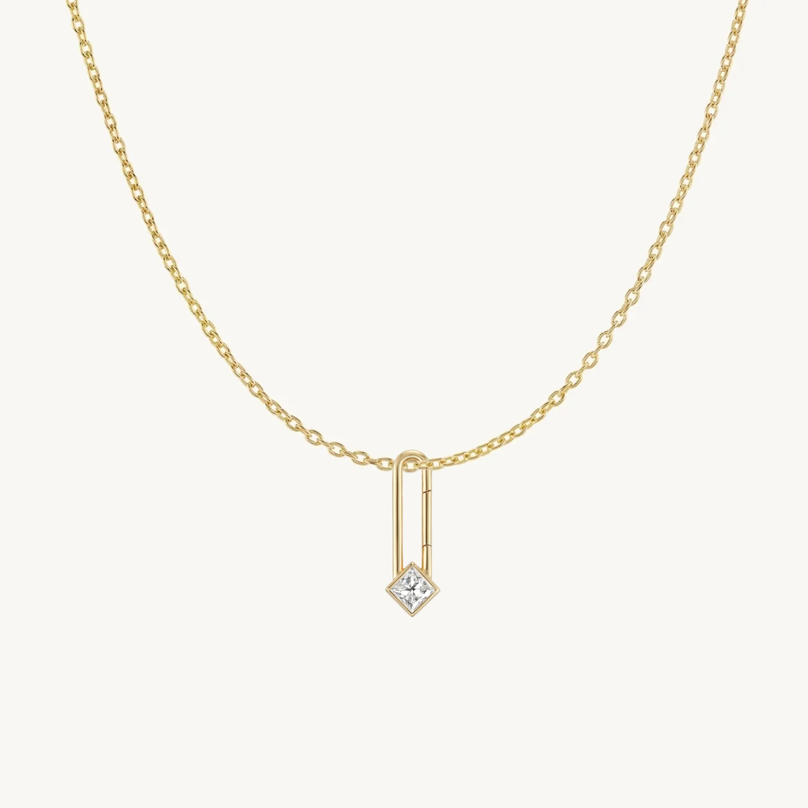 Princess Lock + Free Chain Necklace sold by Sophie Ratner product image thumbnail 2