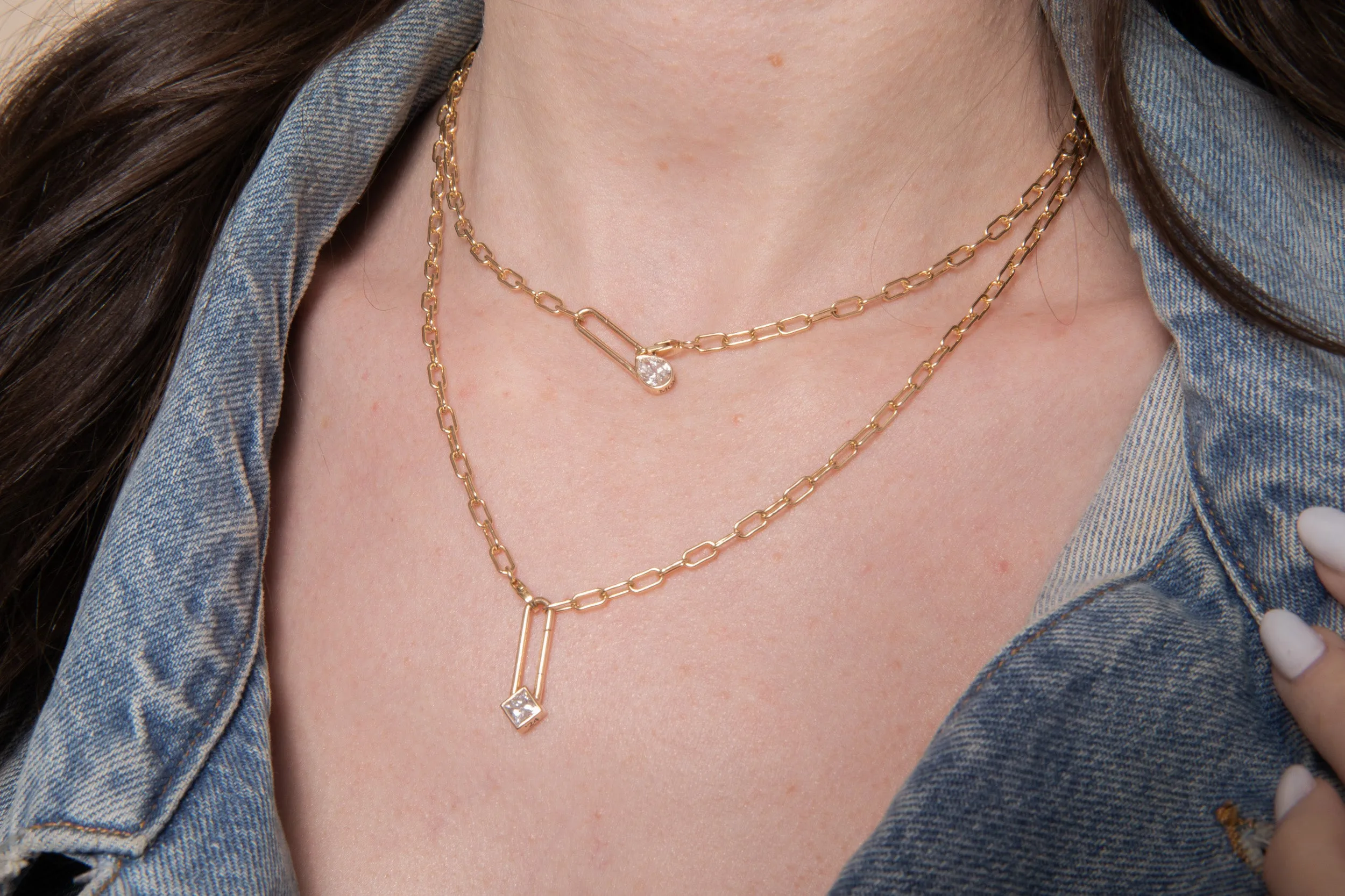 Princess Lock + Free Chain Necklace sold by Sophie Ratner product image thumbnail 3