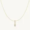 Pear Lock + Free Chain Necklace sold by Sophie Ratner