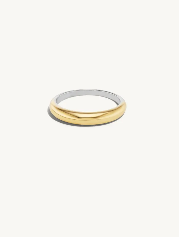 Thin Gold Tapered Band sold by Sophie Ratner