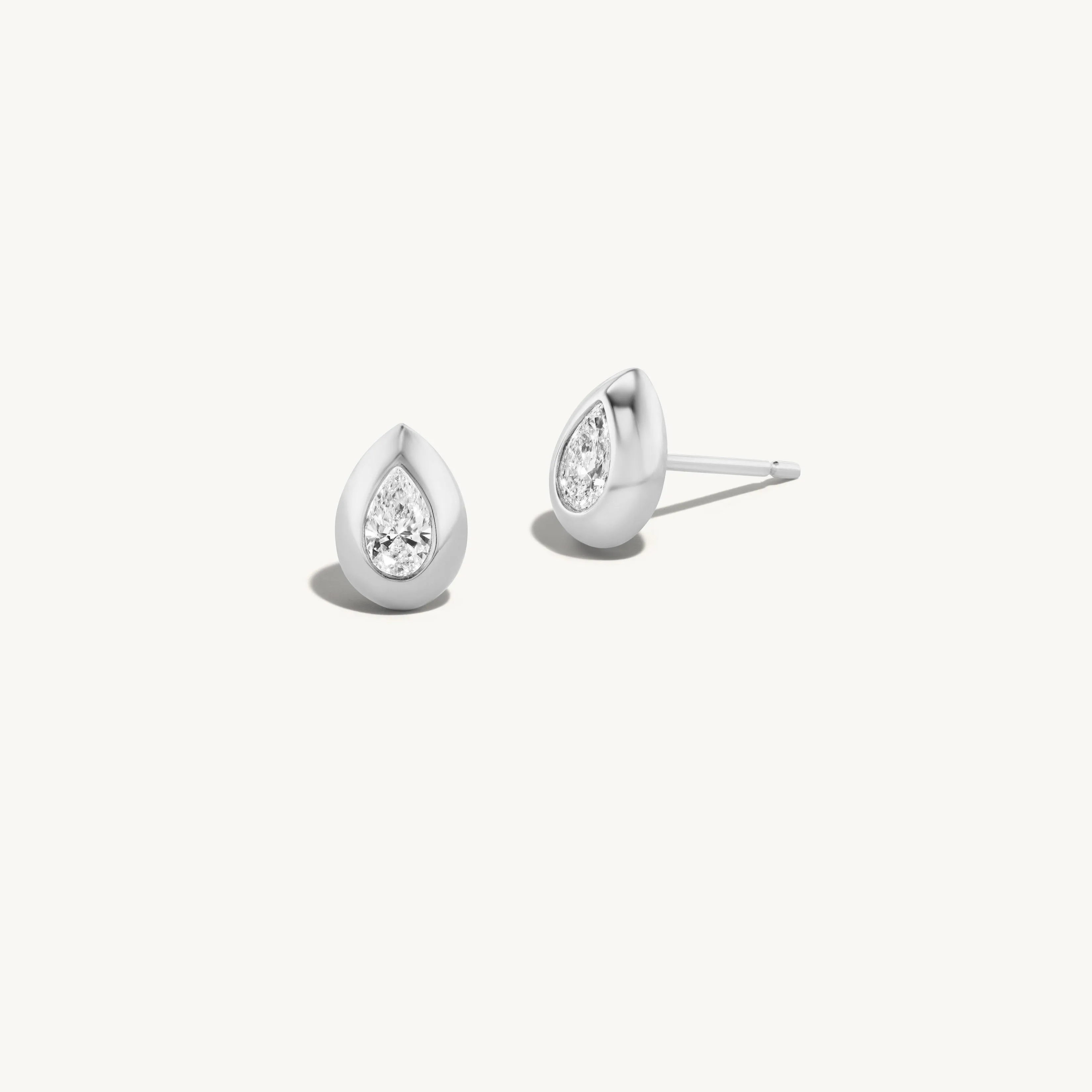 Small Pear Venus Stud sold by Sophie Ratner product image thumbnail 4