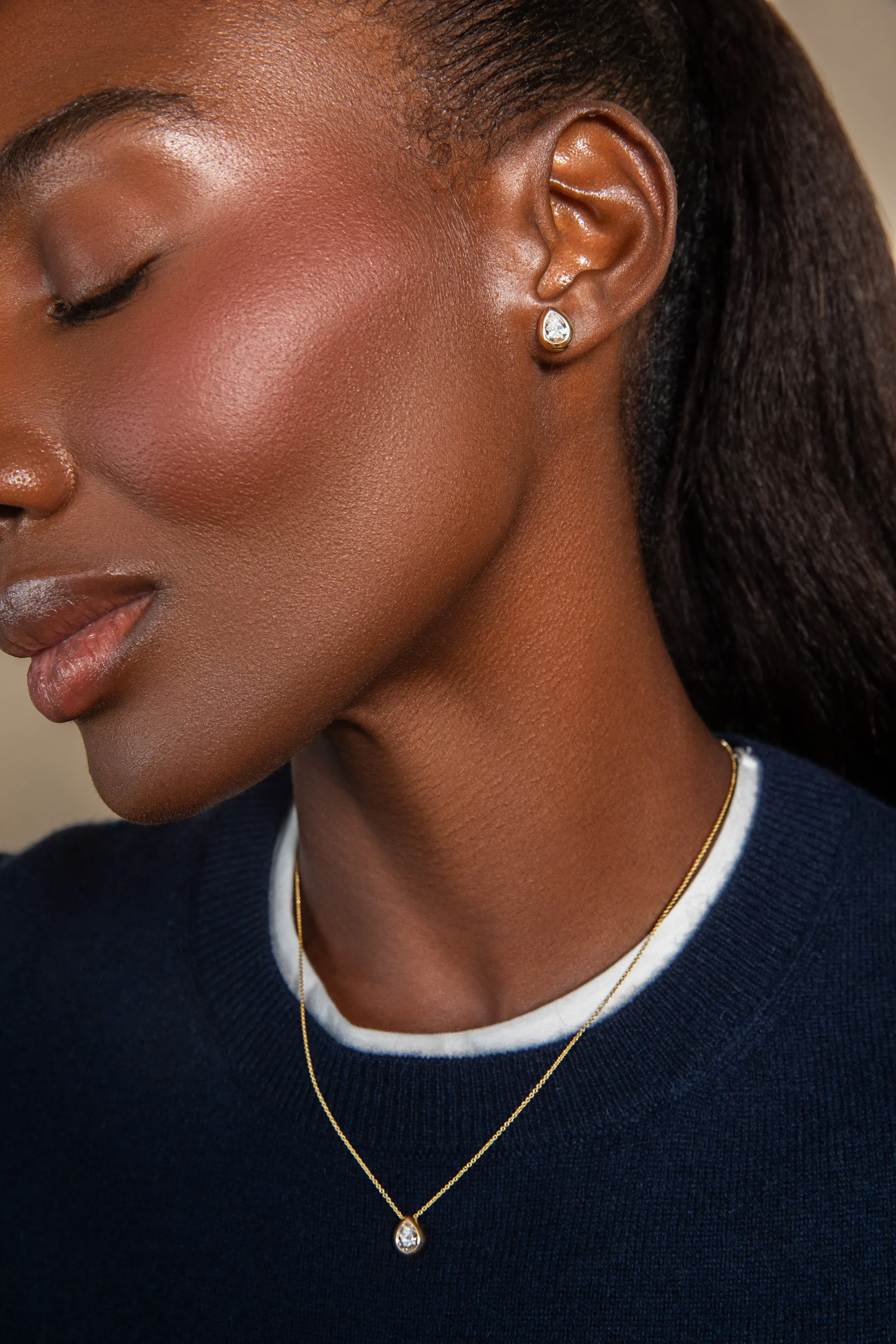 Large Pear Venus Pendant sold by Sophie Ratner product image thumbnail 5