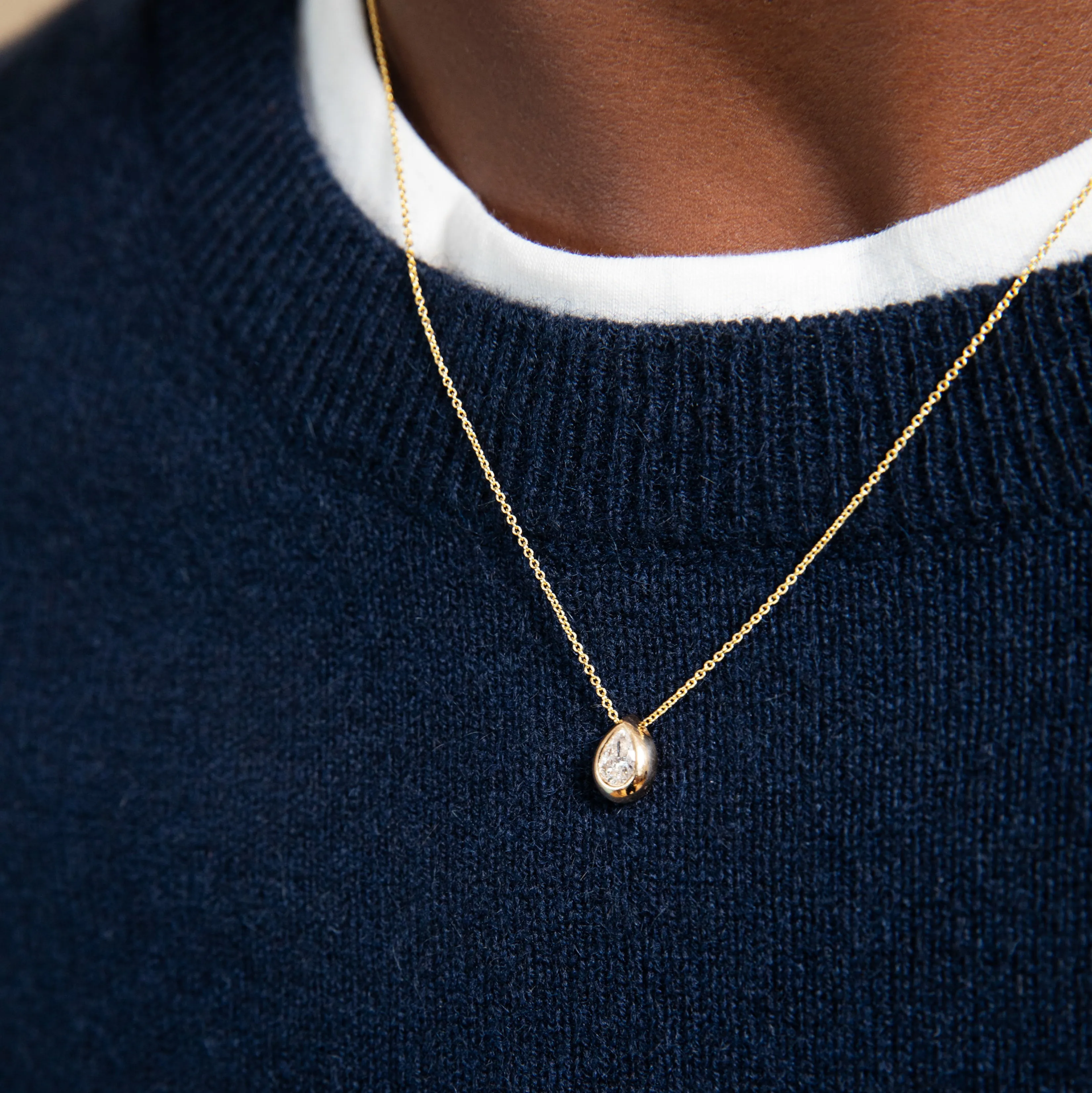 Medium Pear Venus Pendant sold by Sophie Ratner product image thumbnail 2