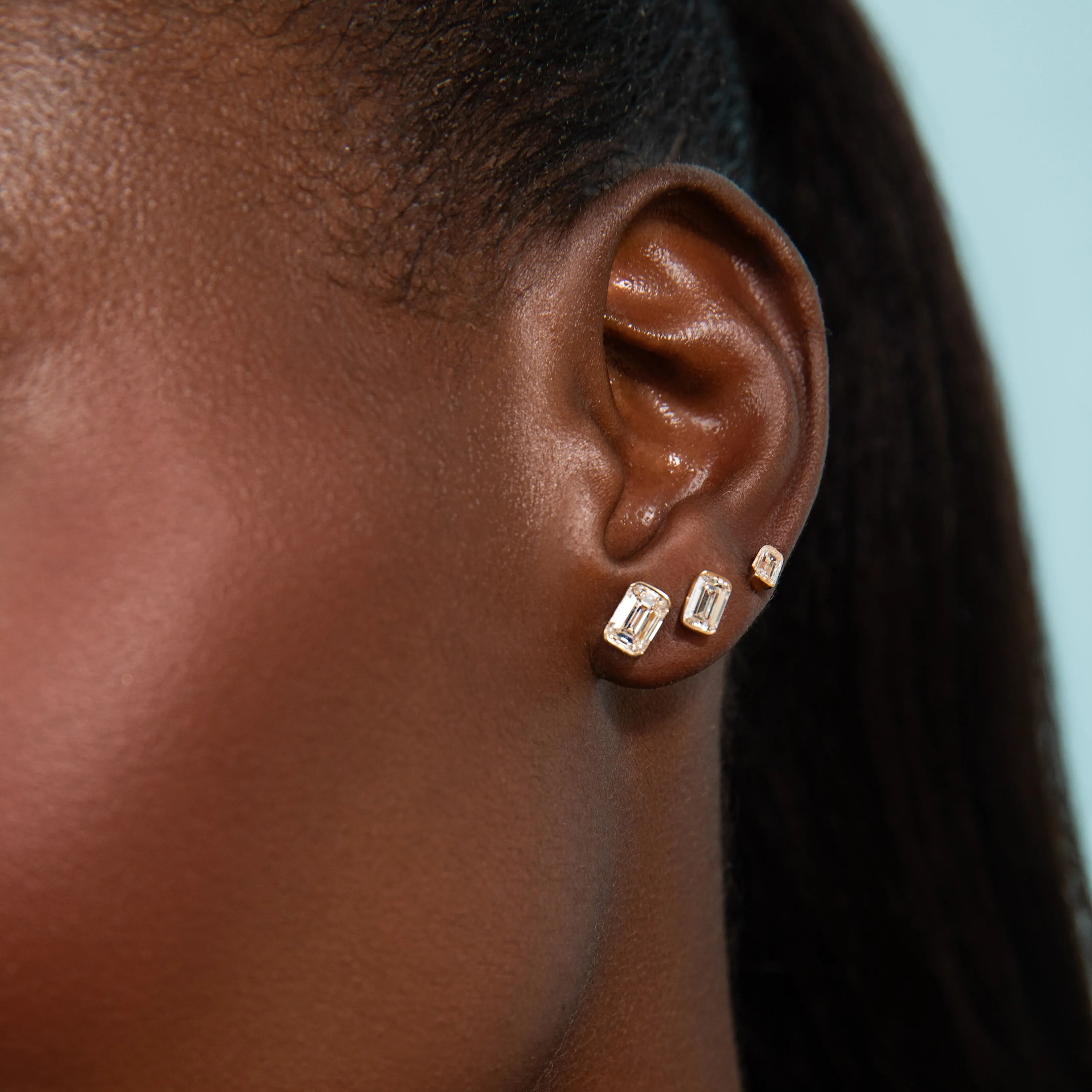 Small Emerald Sunrise Stud sold by Sophie Ratner product image thumbnail 2