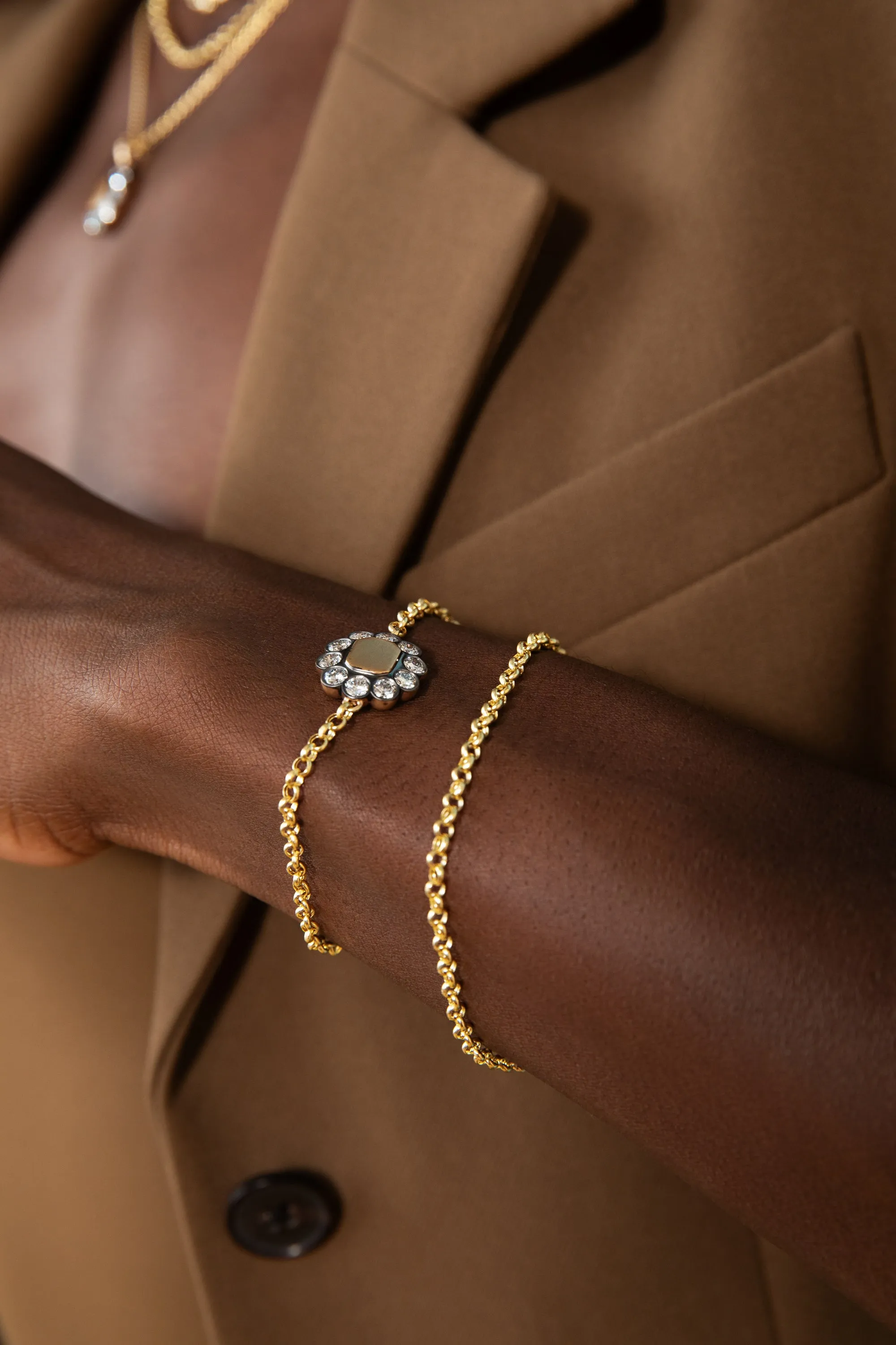 Rolo Chain Bracelet sold by Sophie Ratner product image thumbnail 2