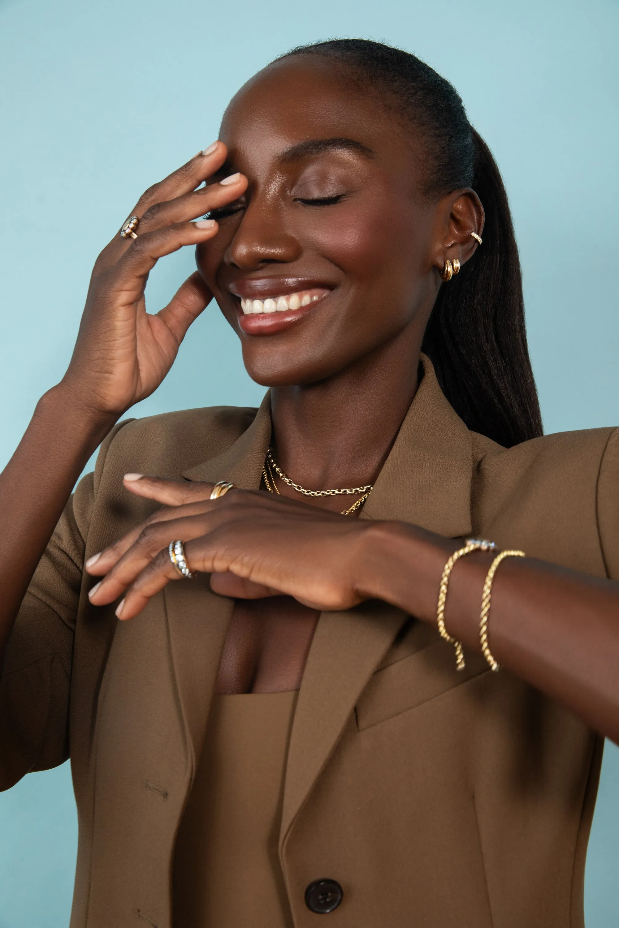 Rolo Chain Bracelet sold by Sophie Ratner product image thumbnail 3