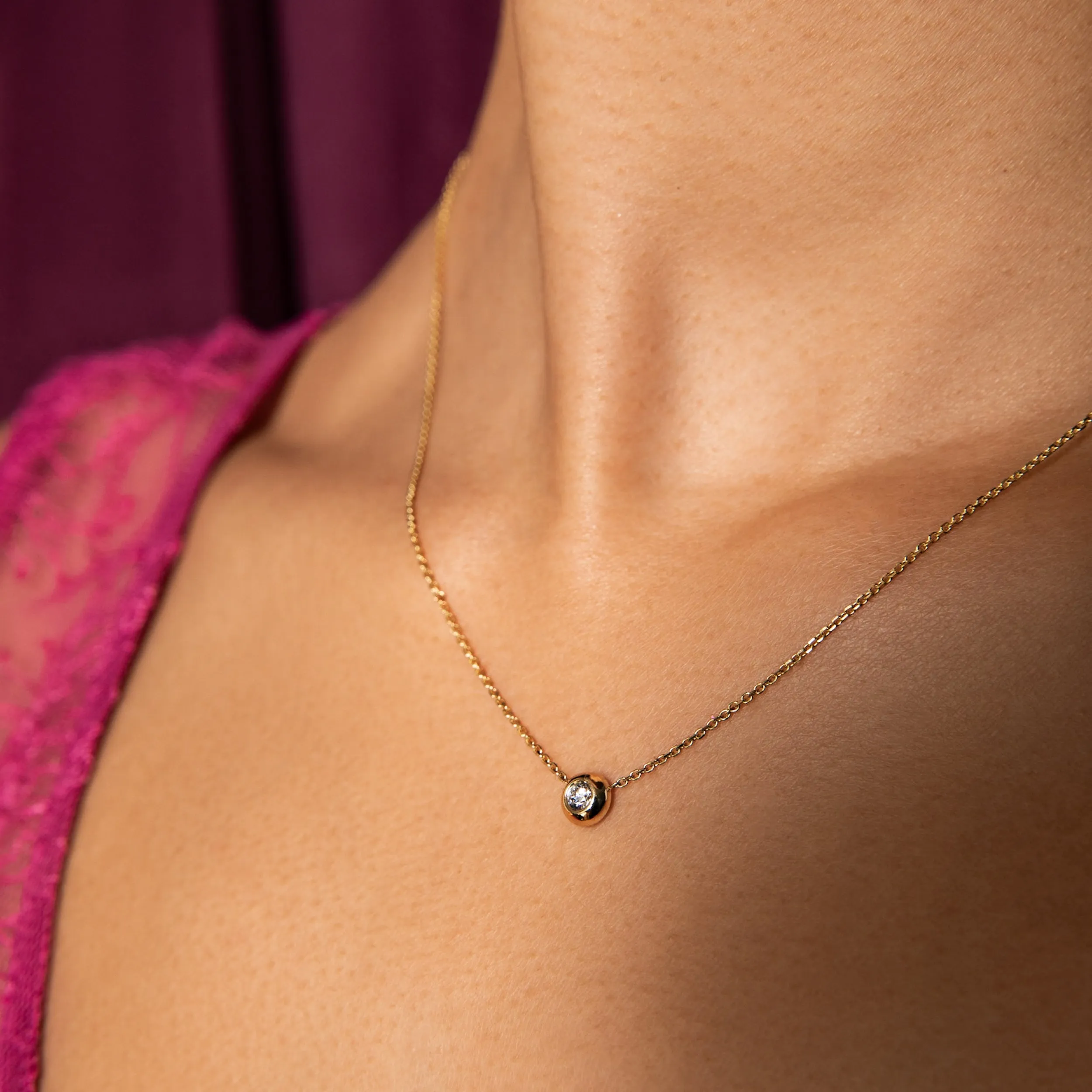Free Holiday Gift Box: Diamond Studs & Necklace sold by Sophie Ratner product image thumbnail 4