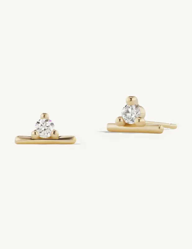 Broken Line Studs sold by Sophie Ratner