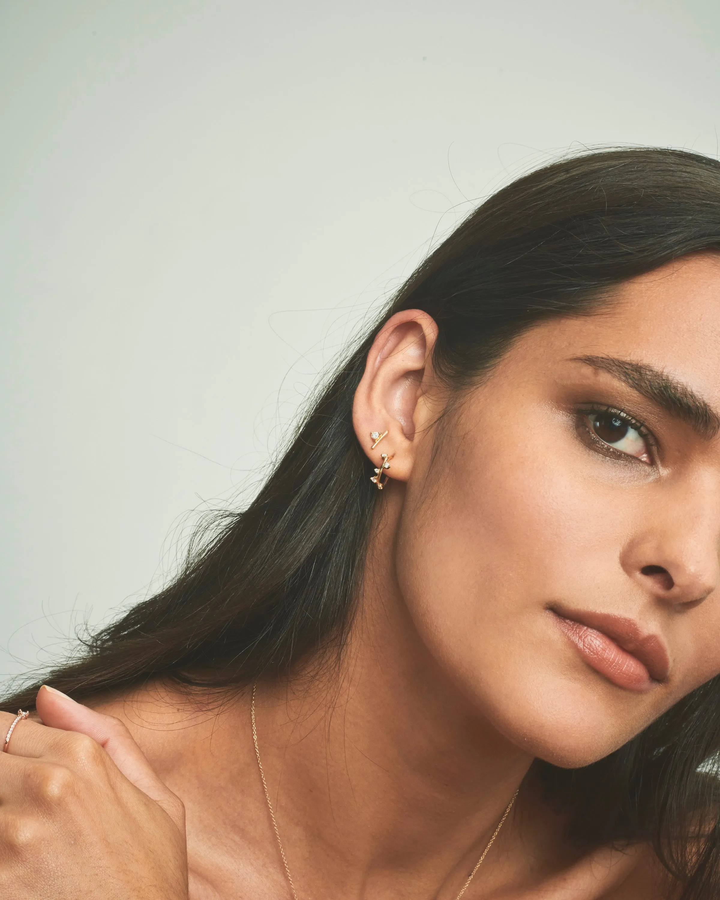 Broken Line Studs sold by Sophie Ratner product image thumbnail 2