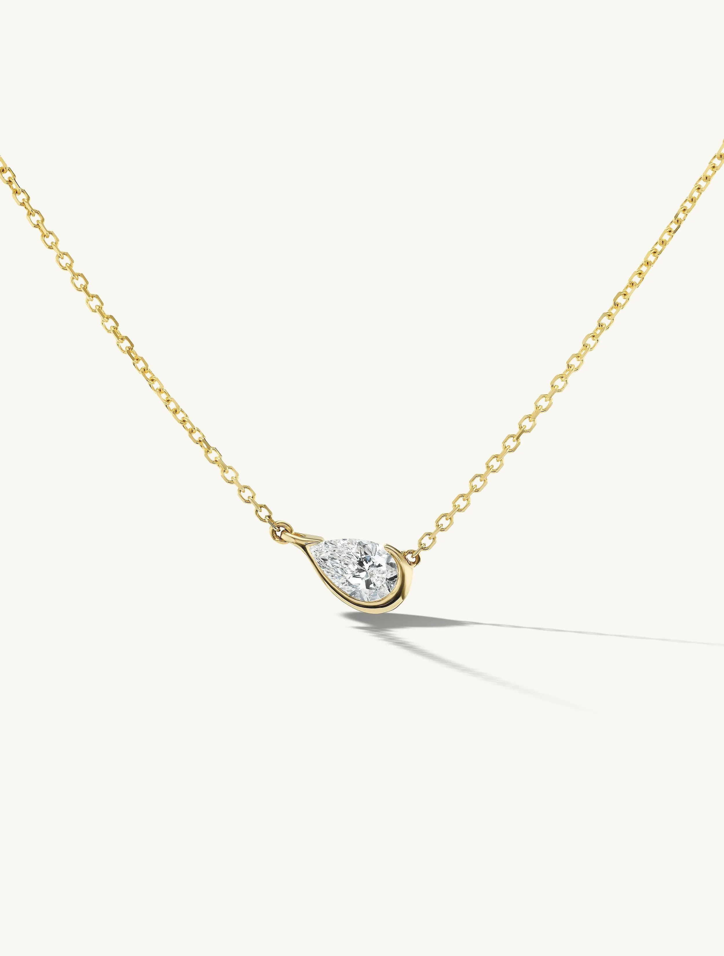 East West Droplet Necklace - In Stock sold by Sophie Ratner