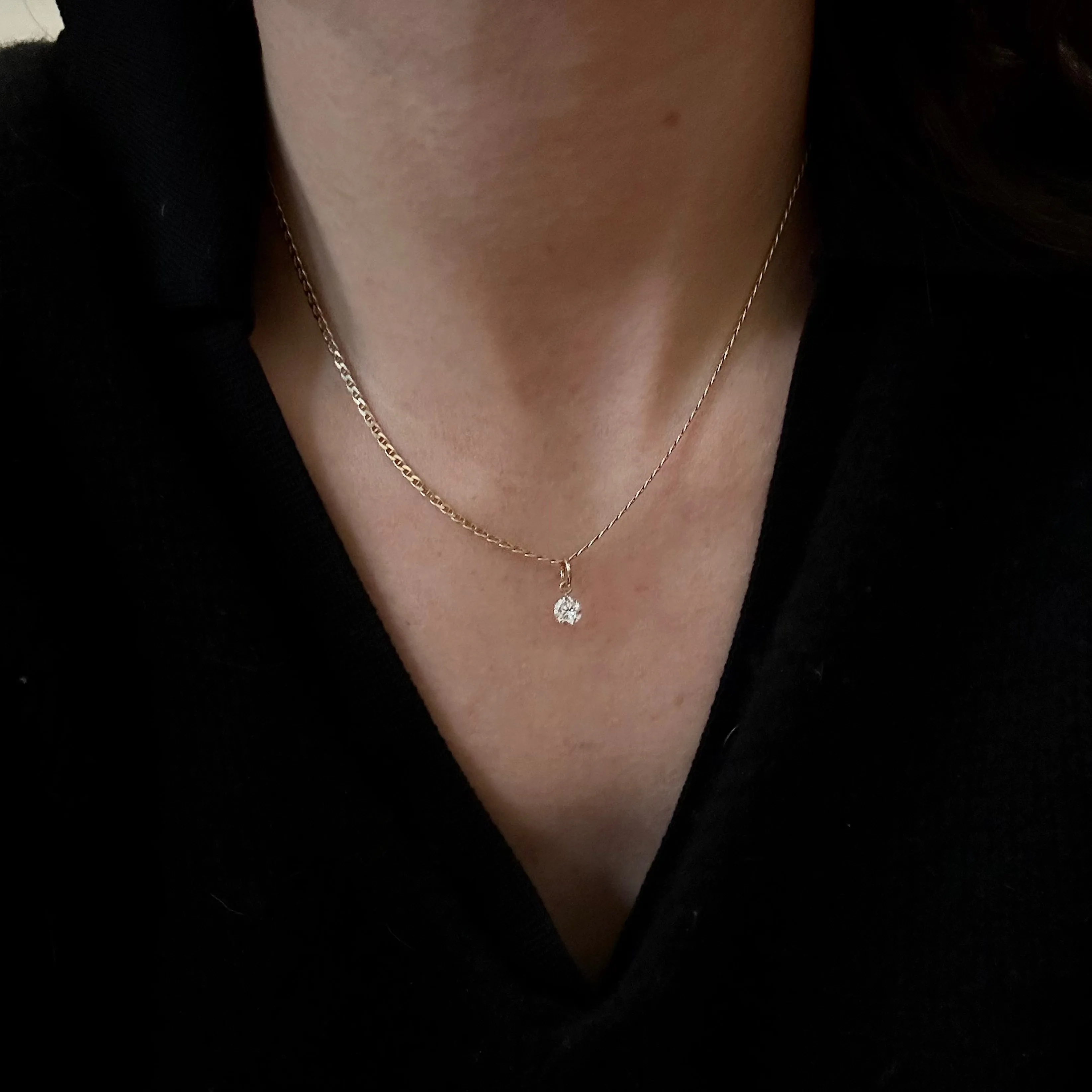 Mariner Curb Chain Necklace - In Stock sold by Sophie Ratner product image thumbnail 2