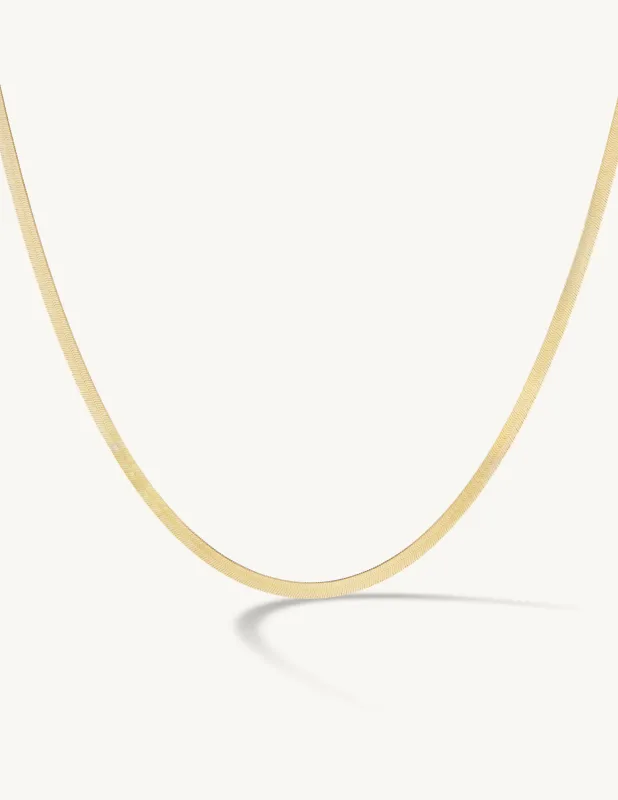 Classic Herringbone Chain - In Stock sold by Sophie Ratner