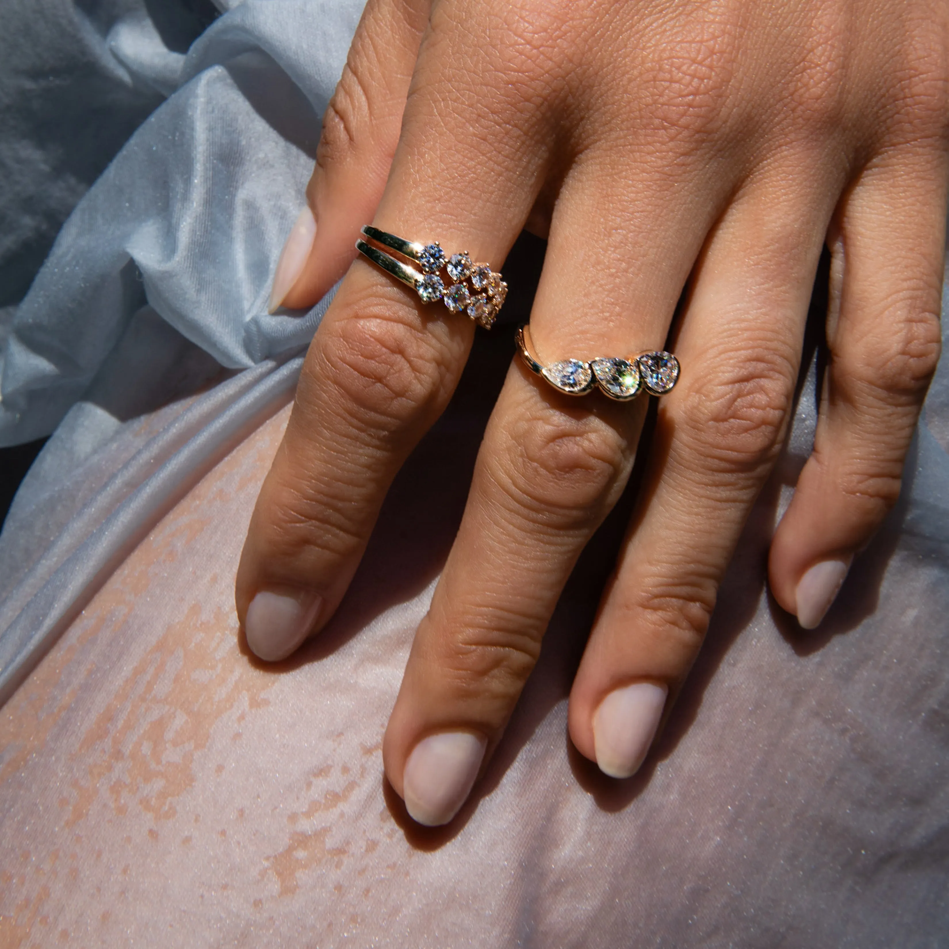 Triplet Droplet Ring Size 7 - In Stock sold by Sophie Ratner product image thumbnail 3