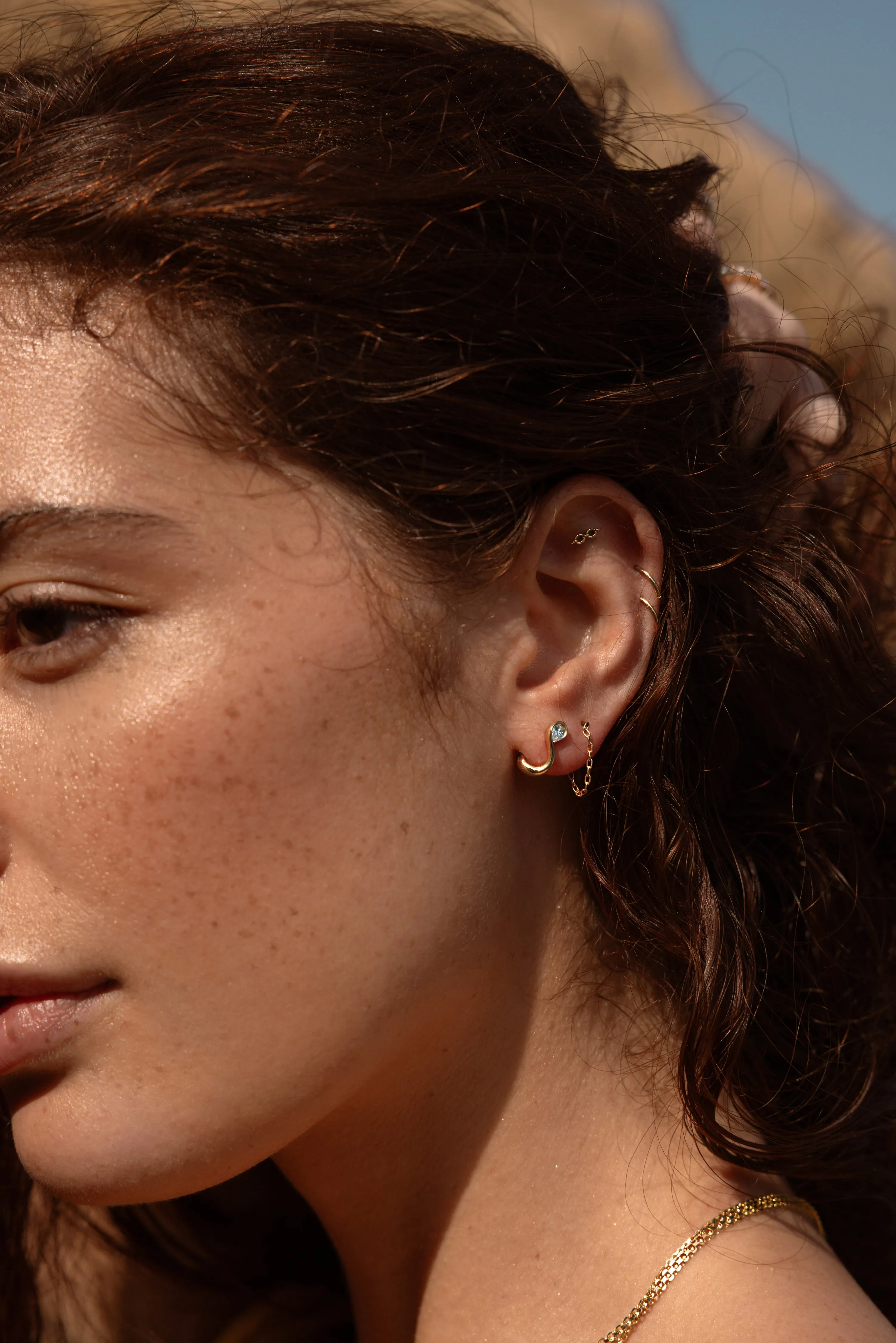 Diamond Forever Earring - In Stock sold by Sophie Ratner product image thumbnail 5