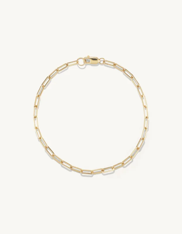 Delicate Paperclip Bracelet - In Stock sold by Sophie Ratner